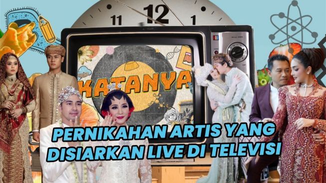 Katanya #17: Ini Deretan Artis yang Pernikahannya Disiarkan Langsung di TV, Siapa Aja Ya?