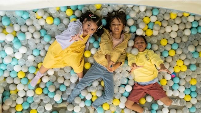 Serunya Playdate Bareng Kawa, Bjorka, Kalea dan Tiktoker Shabira Alula. (Foto: Dok. Uniqlo Indonesia)