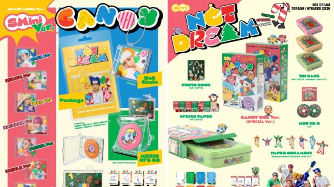 NCT Dream Bagikan Detail Album Mini Album 'Candy', Ada Versi Candy Box!