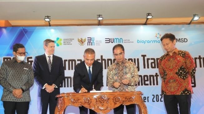 Bio Farma Gandeng MSD Produksi Vaksin HPV di Indonesia