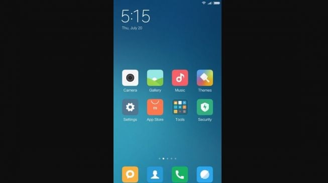 Tampilan MIUI 8. (Xiaomiui)