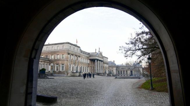 Ilustrasi Istana Laeken, Brussels, Belgia. [Muchlis Jr - Biro Pers Sekretariat Presiden]