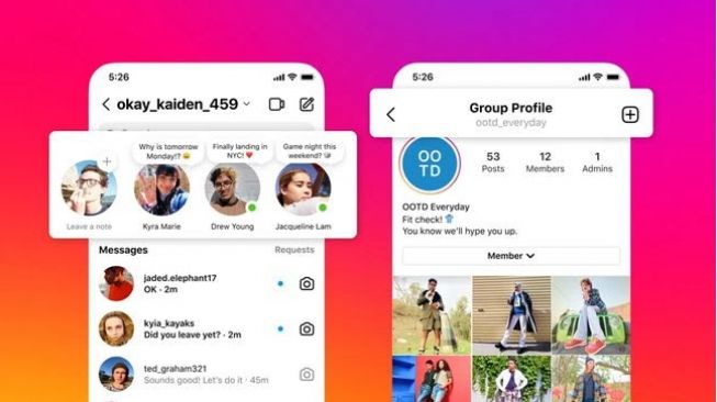 Instagram Rilis Fitur Notes (Instagram)