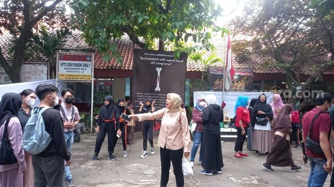 Suasana di dalam sekolah SDN Pondok Cina 1, Depok. [Suara.com/Yosea Arga Pramudita]