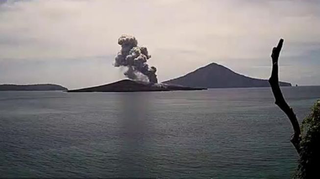 Gunung Anak Krakatau Erupsi, Masyarakat dan Nelayan Dilarang Mendekat dari Radius 5 Kilometer