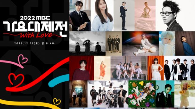 Tutup Akhir Tahun Dengan Cinta, MBC Music Festival 2022 Rilis Lineup Artis
