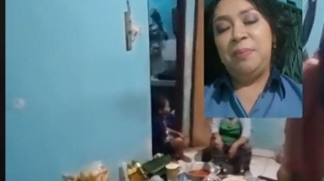 Potret Rewang di Hajatan Kaesang-Erina (TikTok/daniwigung)