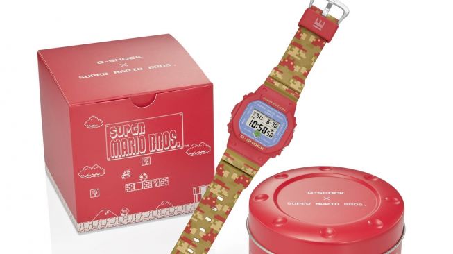 Diburu Gamers, Casio G-Shock Luncurkan Jam Tangan Berdesain Super Mario Bros