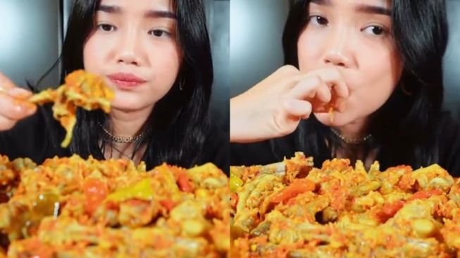 Mukbang Ceker Mercon, Fuji Malah Bikin Warganet 'Gatel' Mau Ajari Makan Kaki Ayam To The Bone