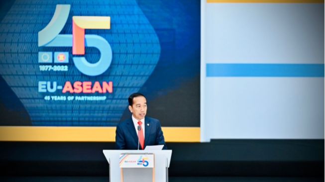 Presiden Jokowi Larang Uni Eropa Dikte Standar Kemitraan Strategis ASEAN