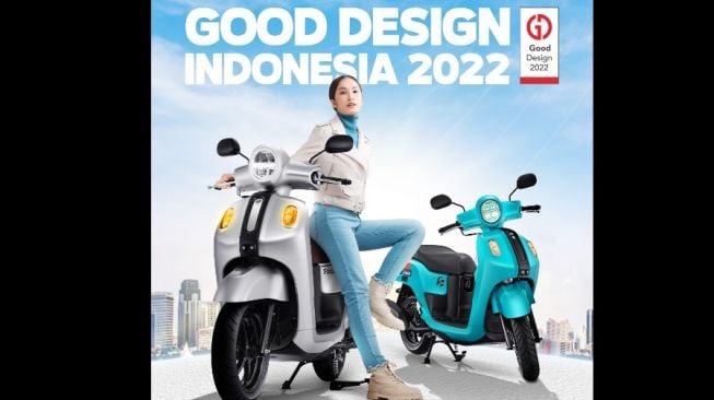 Desain seru Yamaha Fazzio Hybrid - Connected telah mendapatkan penghargaan [PT YIMM].