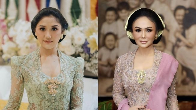 6 Adu Gaya Erina Gudono dan Yuni Shara yang Katanya Punya Wajah Mirip, Cantik Sempurna saat Mengenakan Baju Adat