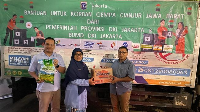 Pemprov Jakarta Salurkan Bantuan untuk Korban Gempa Cianjur