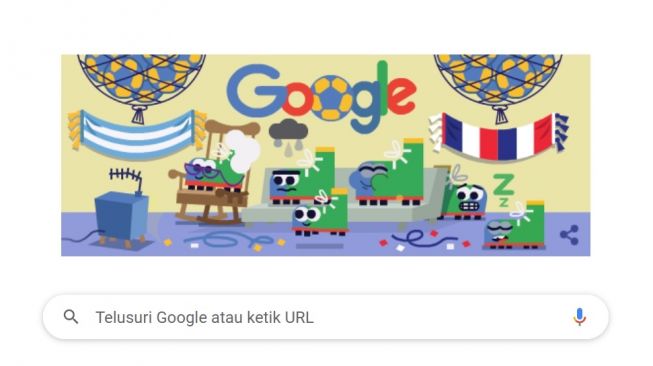 Google Doodle Tampilkan Animasi Spesial Final Piala Dunia 2022 Qatar