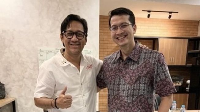 Andre Taulany dan Chief Executive Officer mahakaX, Farash Farich [dokumentasi pribadi]