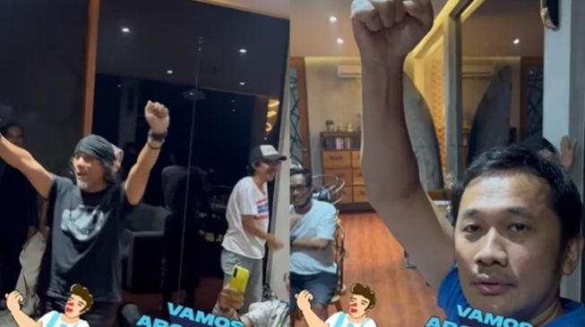 Artis Nobar Final Piala Dunia 2022 (Instagram/@hanungbramantyo)