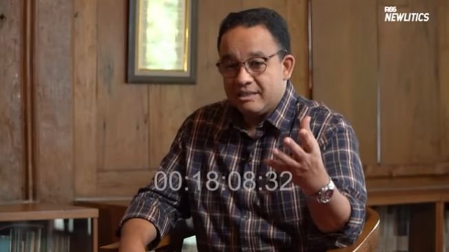 Bacapres 2024 Partai NasDem, Anies Baswedan, membahas soal perbedaan pendapat di dunia politik dan perangai pemerintah yang kadang malah mematikan kritik. (YouTube/R66 Newlitics)