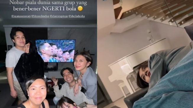 Artis Nobar Final Piala Dunia 2022 (Instagram/@vidialdiano)