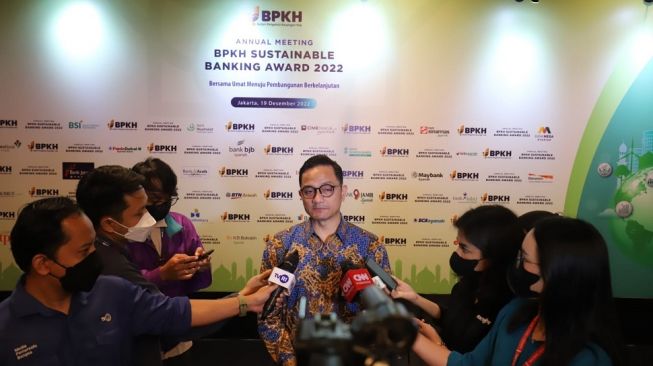 Badan Pengelola Keuangan Haji atau BPKH menggelar kegiatan annual meeting dan BPKH Sustainable Banking Award 2022.