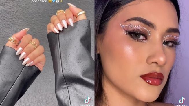 Kaleidoskop 2022: Tren Kecantikan TikTok Paling Populer, Dari Glazed Donut Nails Hingga Euphoria Makeup