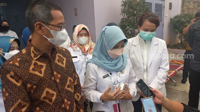 Penjabat Gubernur DKI Jakarta Heru Budi Hartono tengah mempersiapkan Rumah Sakit Umum Daerah (RSUD) Pasar Minggu bakal menjadi RS rujukan penanganan kanker. (Suara.com/Fakhri))