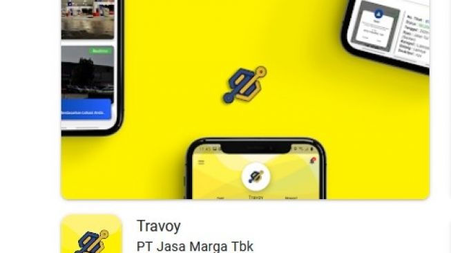 Aplikasi Travoy Jasa Marga [Google Play].