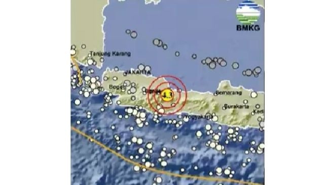 Usai Salat Subuh, Kuningan Diguncang Gempa Magnitudo 4,3