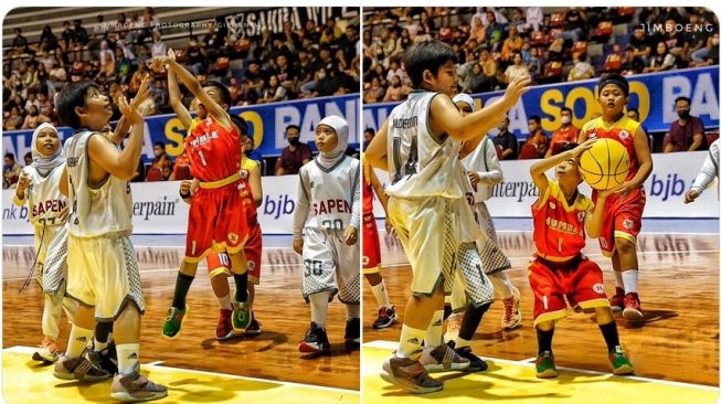 Potret Jan Ethes Tanding Basket Lawan Anak Tinggi Besar Jadi Sorotan, Reaksi Gibran Rakabuming Ini Di Luar Dugaan