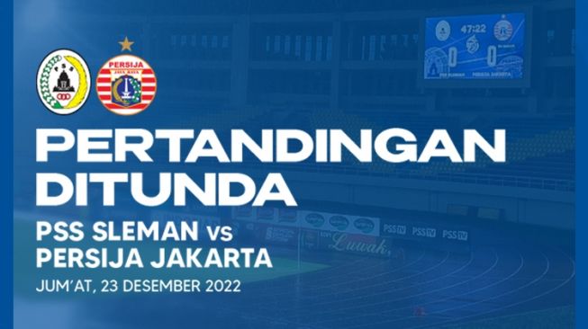 Laga PSS Sleman vs Persija Jakarta Resmi Ditunda karena Stadion Manahan Solo Banjir