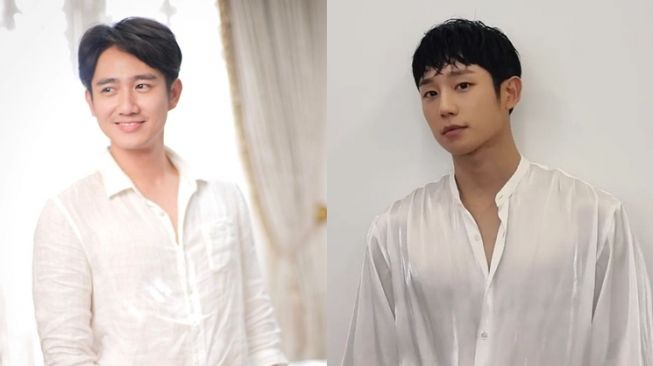 Adu gaya Kenny Austin dan Jung Hae In (Instagram/@kennyauztin/@holyhaein)