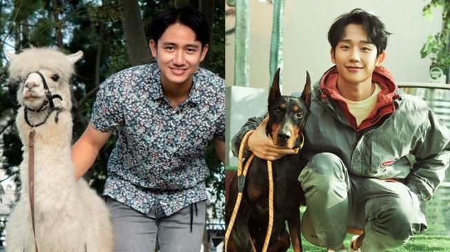 Adu gaya Kenny Austin dan Jung Hae In (Instagram/@kennyauztin/@holyhaein)