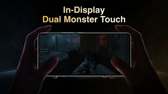 Fitur iQOO 11, In-Display Dual Monster Touch. [iQOO Indonesia]