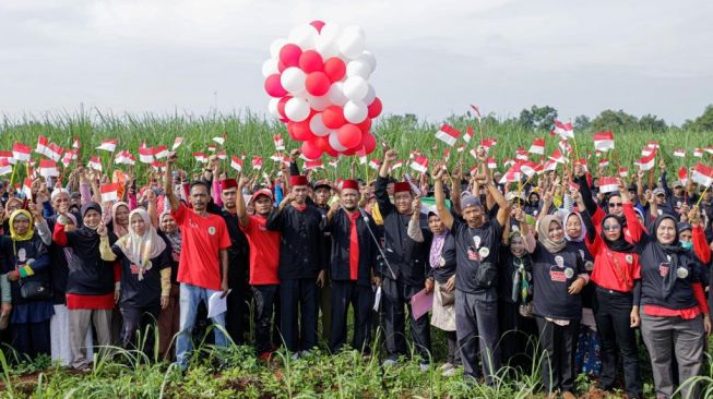 Wujudkan Swasembada Gula Nasional, Relawan Petebu Ganjar Gandeng Petani Se-Subang