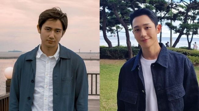 Adu gaya Kenny Austin dan Jung Hae In (Instagram/@kennyauztin/@holyhaein)