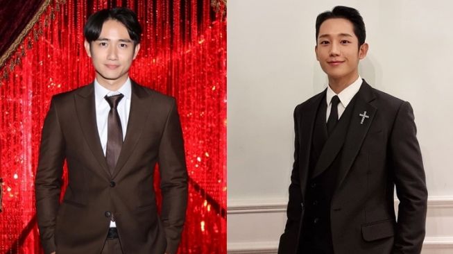 Adu gaya Kenny Austin dan Jung Hae In (Instagram/@kennyauztin/@holyhaein)