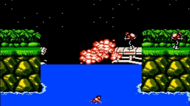 Game Contra. (Chrome Nes)