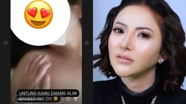 Usai Video Syur Mirip Zikri Daulay Viral, Ayu Aulia Unggah Momen Ngamar Bareng