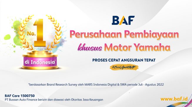 Ingin Punya Motor Baru Yamaha di Tahun yang Baru?  Ajukan di BAF Aja!