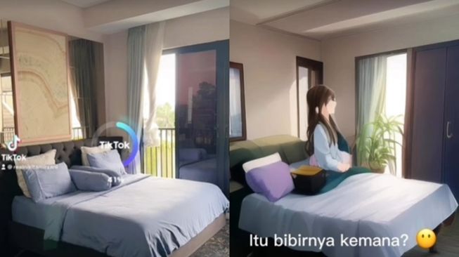 Penampakan 'hantu' di rumah Nikita Mirzani. 