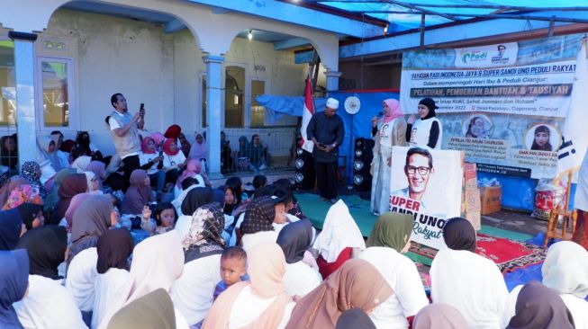 Ciptakan Peluang Usaha Pasca Bencana, Relawan Super SandiUno Beri Bantuan Hingga Pelatihan Enterpreuner