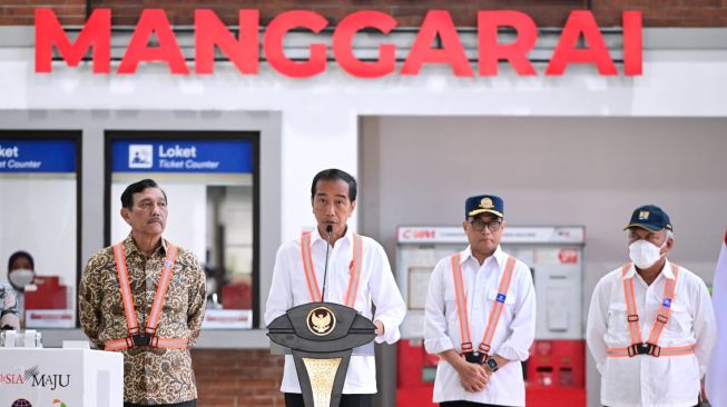 Presiden Jokowi Resmikan Stasiun Manggarai Tahap I