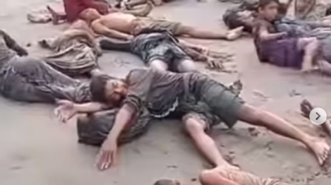 Video Ratusan Etnis Rohingya Terdampar di Aceh: Anak-anak Bergelimpangan di Pantai, Tubuhnya Kurus