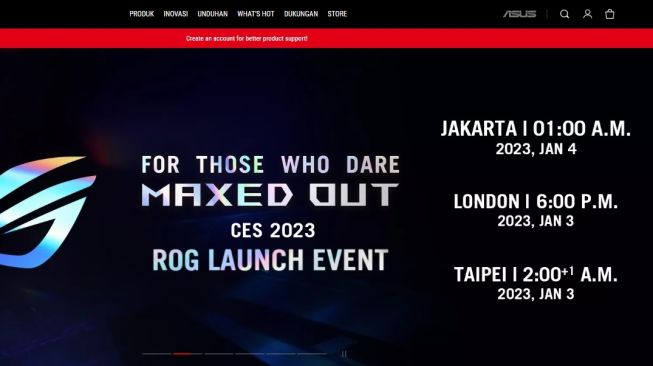 Asus ROG menggelar For Those Who Dare: Maxed Out. [Asus Indonesia]