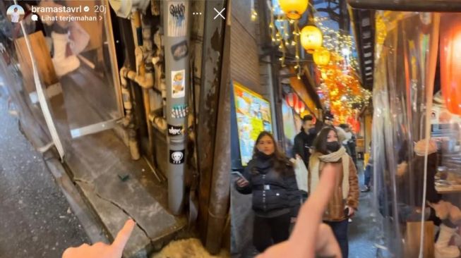 Verrel Bramasta kecopetan di Jepang (Instagram)