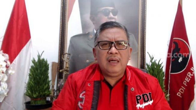 Sekretaris Jenderal DPP PDIP Hasto Kristiyanto. (tangkapan layar/Bagaskara)