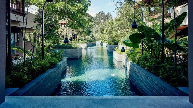 Hoshinya Bali, Liburan di Tepi Sungai Pakerisan Sambil Belajar Buat Teh Matcha