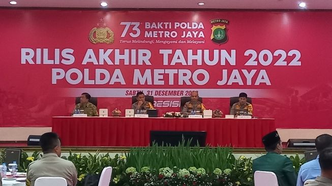 Polda Metro Jaya: Sebanyak 36.608 Kasus Kejahatan Terjadi di Jadetabek Sepanjang Tahun 2022