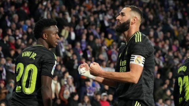 Hasil Liga Spanyol: Real Madrid Tekuk Real Valladolid 2-0, Karim Benzema Cetak Brace