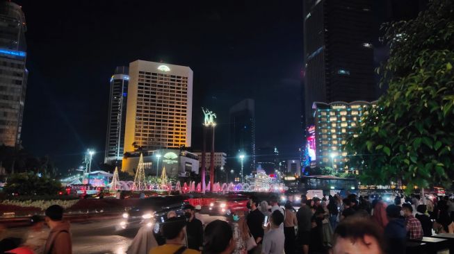 LIVE STREAMING: Suasana Car Free Night Jelang Tahun Baru 2023