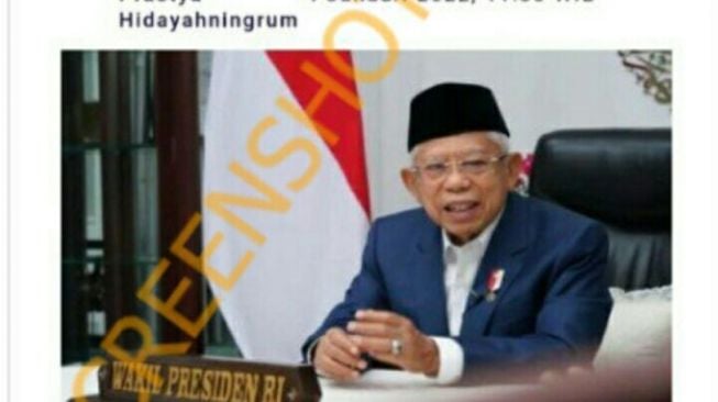 CEK FAKTA: Ma'ruf Amin Minta Masyarakat Bantu Kas Negara yang Makin Menipis, Benarkah?